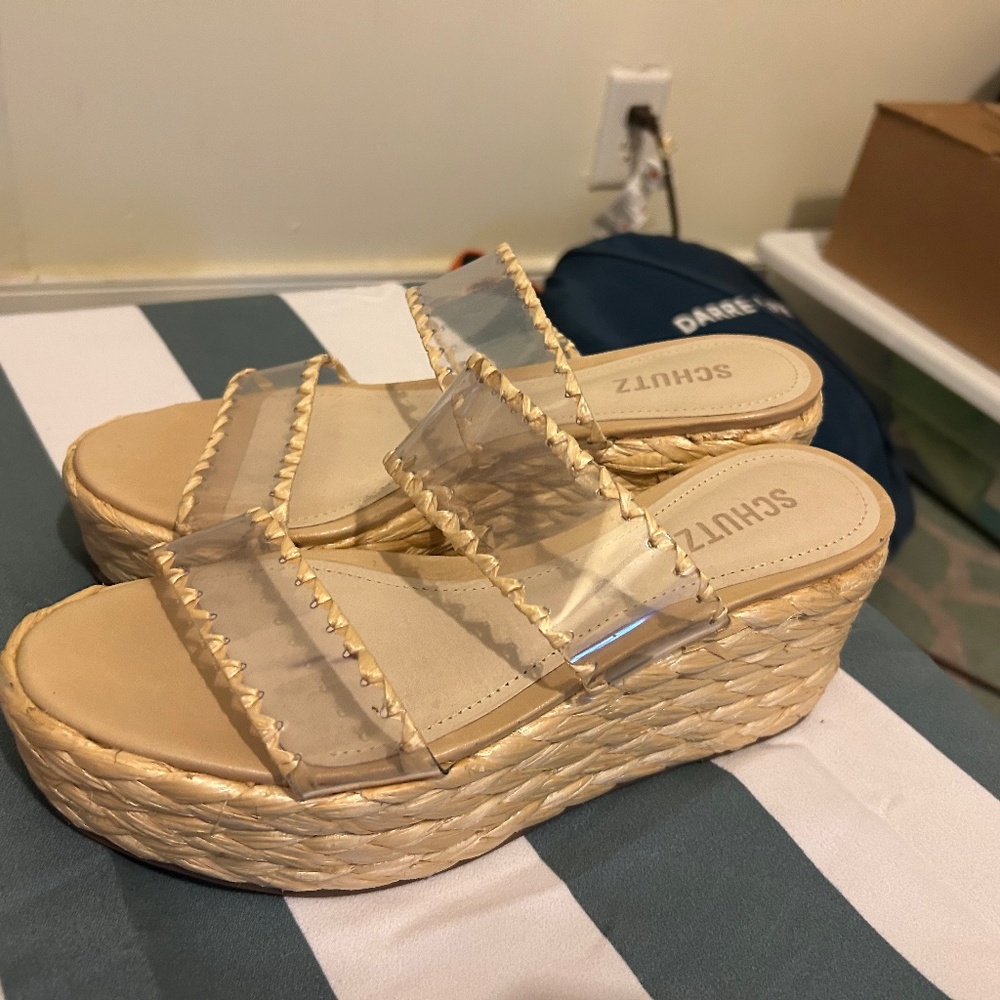 Schutz wedge sandal